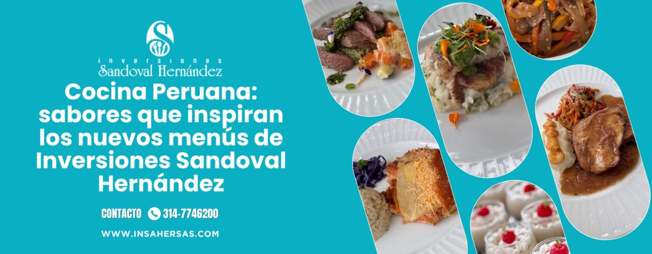 chefs peruanos capacitando equipo de cocina INSAHER